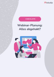 Checkliste Webinar Planung