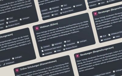 Webinarvorlagen: Erstellen Sie Webinare in Sekunden