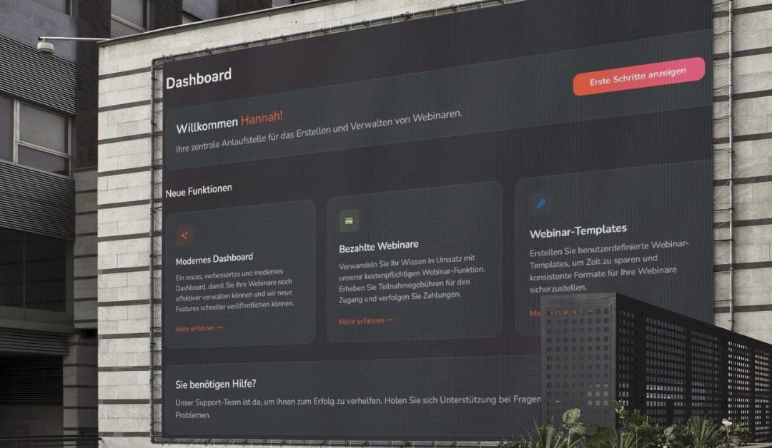 erste Schritte mit den neuen Features